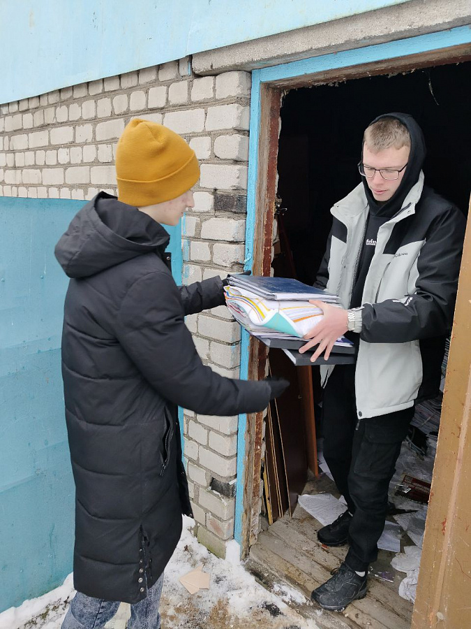 Осуществлен сбор макулатуры