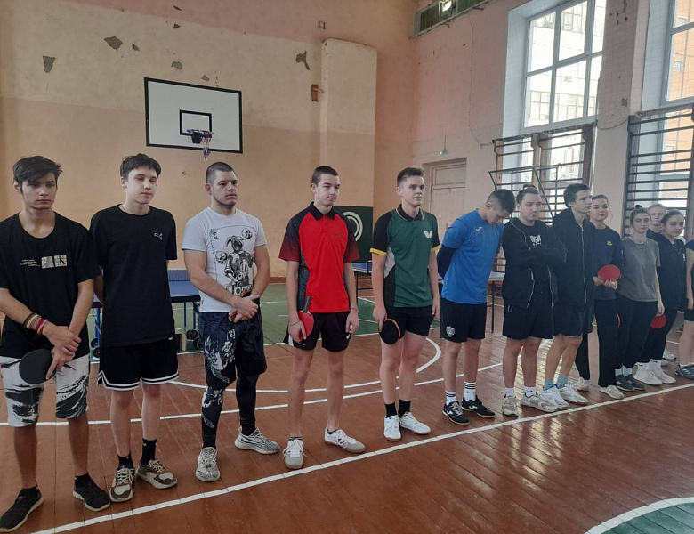Первые по настольному теннису!