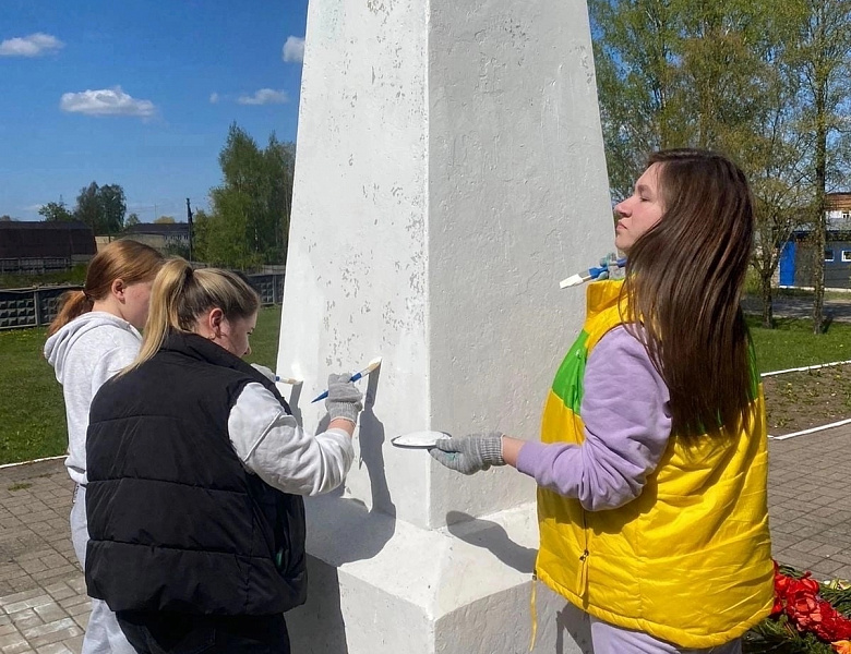 Облагородили воинское захоронение
