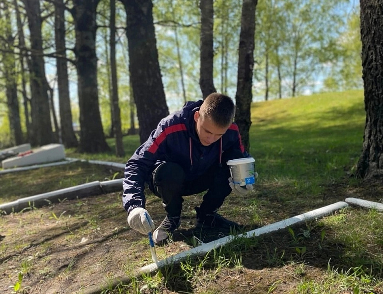 Облагородили воинское захоронение