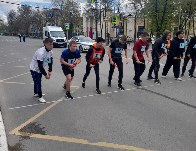 Приняли участие в эстафете
