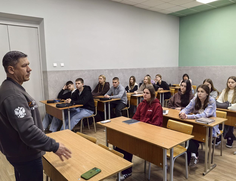 Встреча с ветераном боевых действий В.А. Быковым