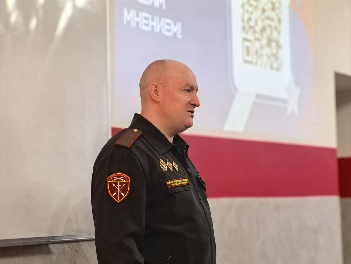 Встреча с ветераном боевых действий Е.А. Дорошенко