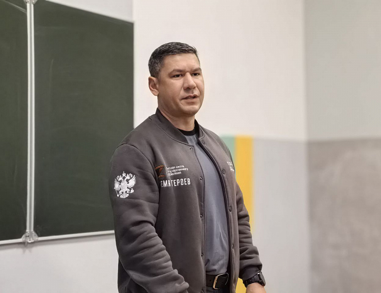 Встреча с ветераном боевых действий В.А. Быковым