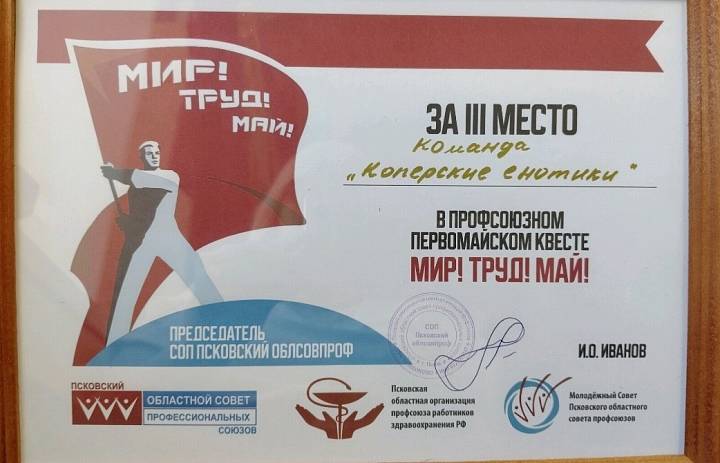 Итоги квеста «Мир! Труд! Май!»