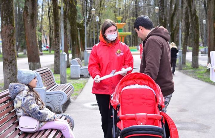 Волонтеры в День Победы